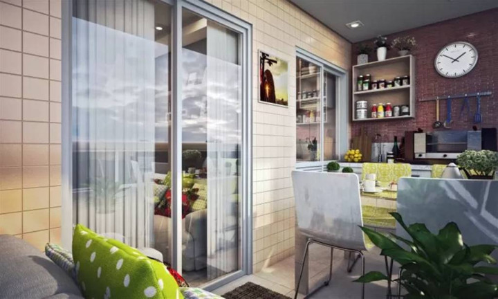 Imagem Apartamento com 2 Quartos à Venda, 57 m² em Forte - Praia Grande