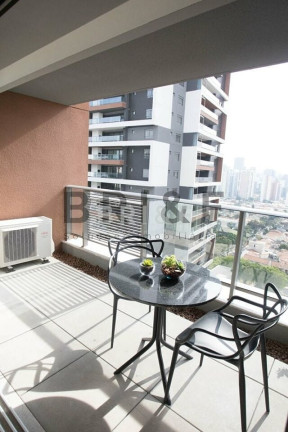 Imagem Apartamento com 1 Quarto para Alugar, 43 m² em Brooklin - São Paulo Imagem Apartamento com 1 Quarto para Alugar, 43 m² em Brooklin - São Paulo