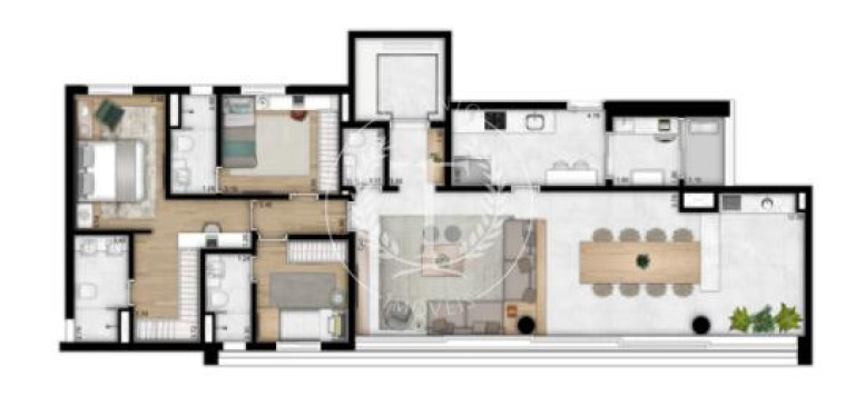 Imagem Apartamento com 3 Quartos à Venda, 130 m² em Brooklin Paulista - São Paulo