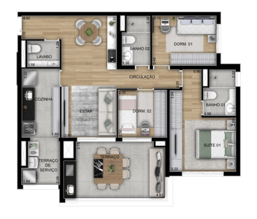 Imagem Apartamento com 2 Quartos à Venda, 71 m² em Vila Guilhermina - São Paulo Imagem Apartamento com 2 Quartos à Venda, 71 m² em Vila Guilhermina - São Paulo