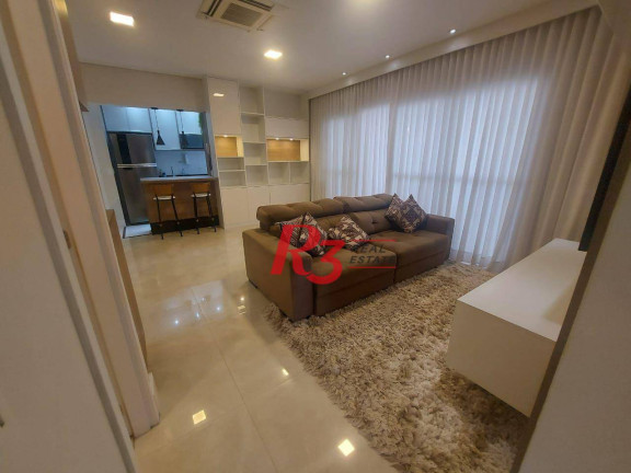 Apartamento com 3 Quartos à Venda, 88 m² em Campo Grande - Santos