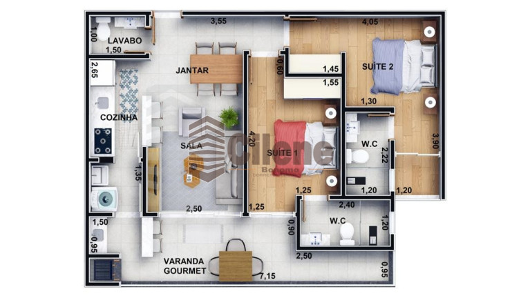 Imagem Apartamento com 2 Quartos à Venda, 64 m² em Itaguá - Ubatuba