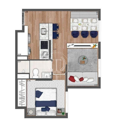Imagem Apartamento com 2 Quartos à Venda, 34 m² em Vila Santa Catarina - São Paulo Imagem Apartamento com 2 Quartos à Venda, 34 m² em Vila Santa Catarina - São Paulo