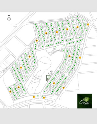 Terreno à Venda, 419 m² em Condominio Residencial Gaia - Franca