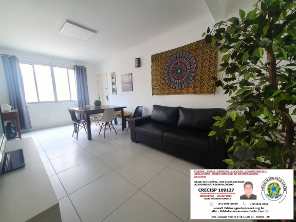 Imagem Apartamento com 2 Quartos à Venda, 75 m² em Gonzaga - Santos