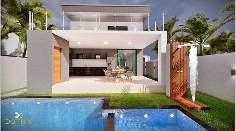 Imagem Casa com 5 Quartos à Venda, 256 m² em Urucunema - Eusébio Imagem Casa com 5 Quartos à Venda, 256 m² em Urucunema - Eusébio