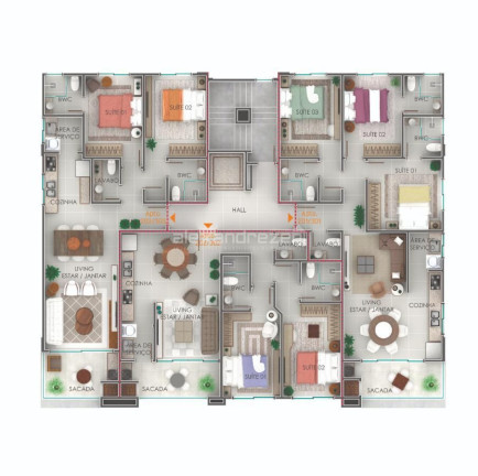 Imagem Apartamento com 2 Quartos à Venda, 85 m² em Bombas - Bombinhas
