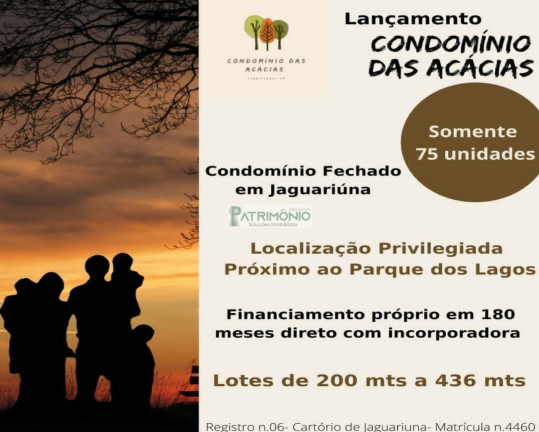 Imagem Terreno à Venda, 200 m² em Condomínio Das Acácias Jaguariúna - Jaguariúna Imagem Terreno à Venda, 200 m² em Condomínio Das Acácias Jaguariúna - Jaguariúna