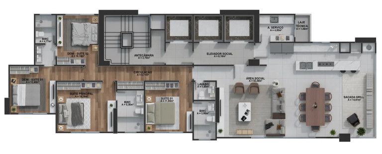 Imagem Apartamento com 4 Quartos à Venda, 165 m² em Centro - Balneário Camboriú