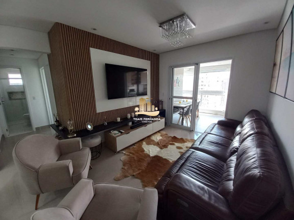 Apartamento com 3 Quartos à Venda, 126 m² em Canto Do Forte - Praia Grande