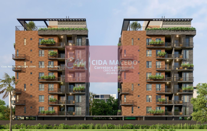 Imagem Apartamento com 2 Quartos à Venda, 56 m² em Aeroclube - João Pessoa