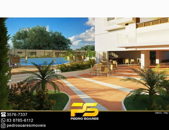 Imagem Apartamento com 1 Quarto à Venda, 47 m² em Brisamar - João Pessoa