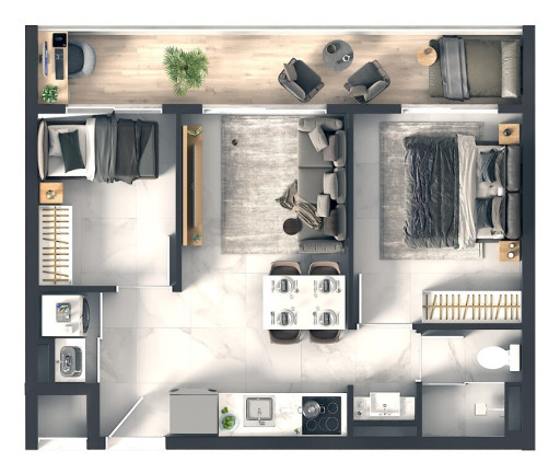 Imagem Apartamento com 1 Quarto à Venda, 33 m² em Morumbi - São Paulo Imagem Apartamento com 1 Quarto à Venda, 33 m² em Morumbi - São Paulo