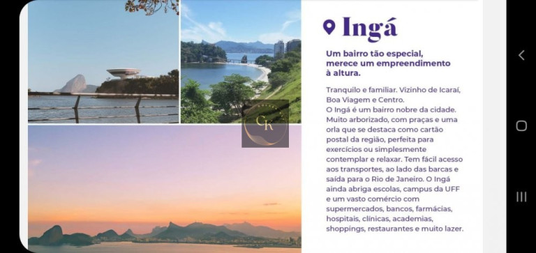 Imagem Apartamento com 1 Quarto à Venda, 23 m² em Ingá - Niterói