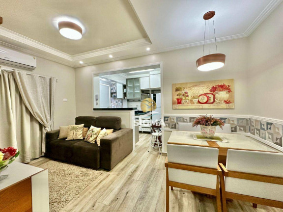 Imagem Apartamento com 1 Quarto à Venda, 57 m² em Pitangueiras - Guarujá