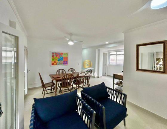 Apartamento com 3 Quartos à Venda, 109 m² em Praia Pitangueiras - Guarujá