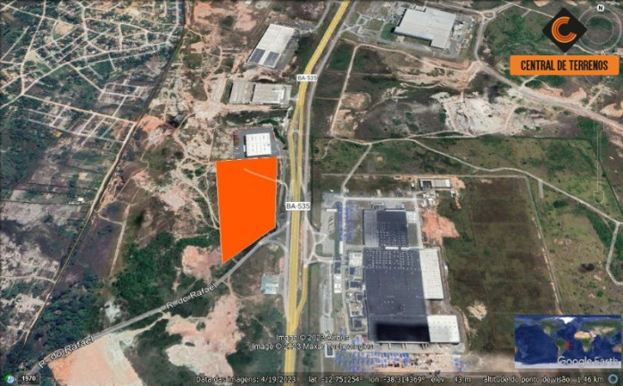 Terreno à Venda, 55.000 m² em Pólo Industrial De Camaçari - Camaçari