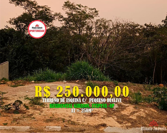 Terreno à Venda, 250 m² em Residencial Girassol - Itupeva