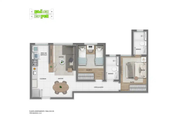 Imagem Apartamento com 2 Quartos à Venda, 49 m² em Estoril - Belo Horizonte