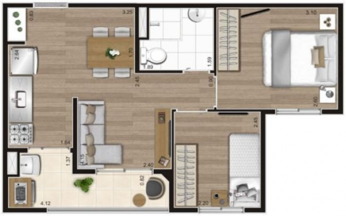 Imagem Apartamento com 2 Quartos à Venda, 41 m² em Vila Pirituba - São Paulo Imagem Apartamento com 2 Quartos à Venda, 41 m² em Vila Pirituba - São Paulo