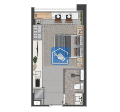 Imagem Kitnet com 1 Quarto à Venda, 24 m² em Bela Vista - São Paulo Imagem Kitnet com 1 Quarto à Venda, 24 m² em Bela Vista - São Paulo