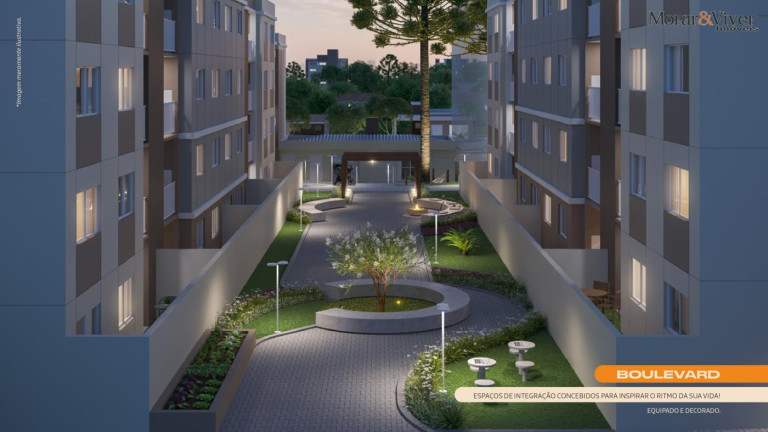 Imagem Apartamento com 2 Quartos à Venda, 45 m² em Vargem Grande - Pinhais