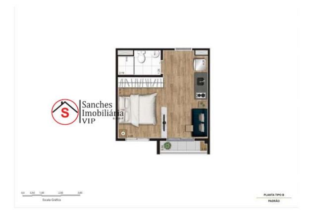 Imagem Apartamento com 1 Quarto à Venda, 25 m² em Centro - São Paulo Imagem Apartamento com 1 Quarto à Venda, 25 m² em Centro - São Paulo