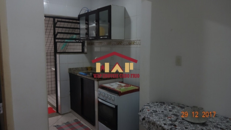 Imagem Apartamento com 1 Quarto para Temporada, 30 m² em Vila Nova  - Cabo Frio
