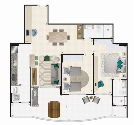 Imagem Apartamento com 2 Quartos à Venda, 102 m² em Ocian - Praia Grande Imagem Apartamento com 2 Quartos à Venda, 102 m² em Ocian - Praia Grande