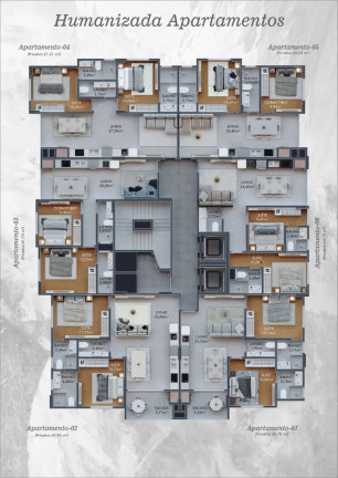 Imagem Apartamento com 2 Quartos à Venda, 69 m² em Morretes - Itapema