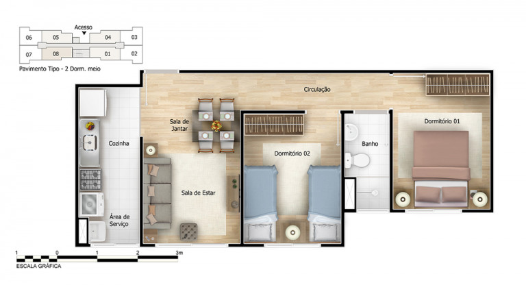 Imagem Apartamento com 2 Quartos à Venda, 40 m² em Aricanduva - São Paulo