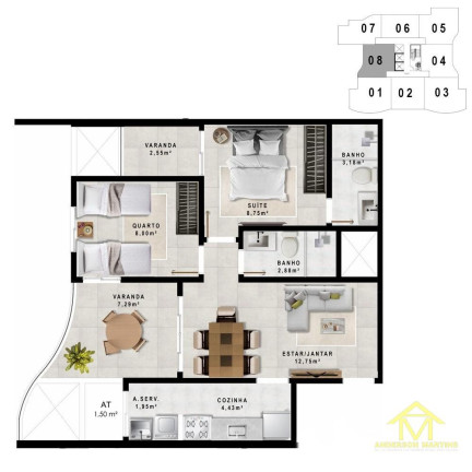 Imagem Apartamento com 2 Quartos à Venda, 57 m² em Suacu - Aracruz