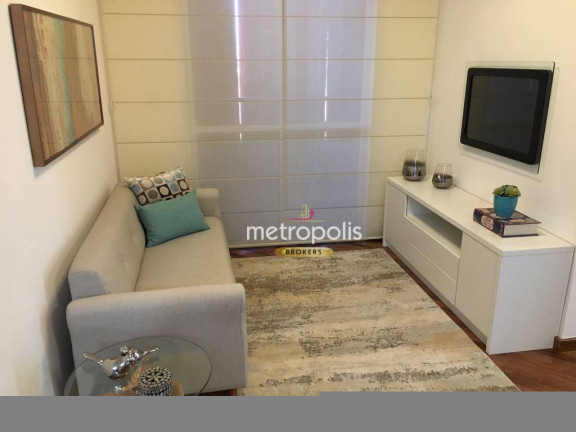 Apartamento com 3 Quartos à Venda, 86 m² em Vila Alzira - Santo André