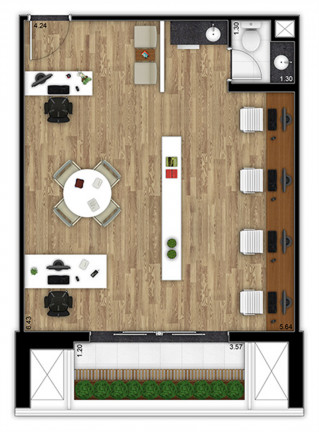 Foto do imóvel Sala Comercial à Venda, 60 m² em Barra Funda - São Paulo