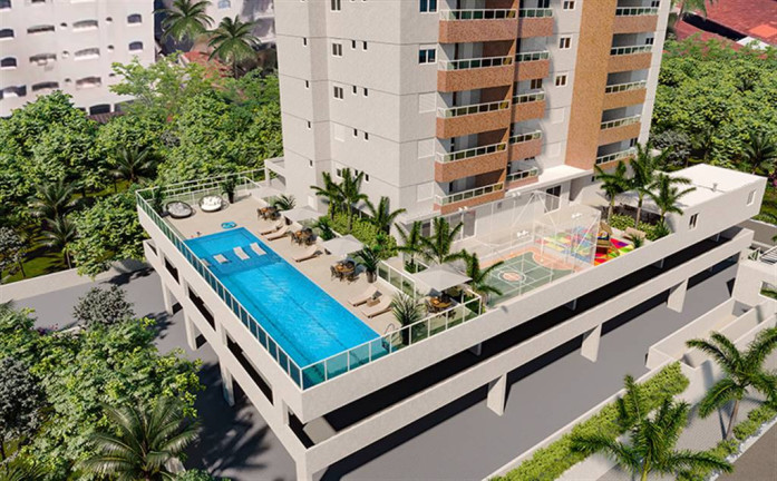 Imagem Apartamento com 2 Quartos à Venda, 76 m² em Astúrias - Guaruja