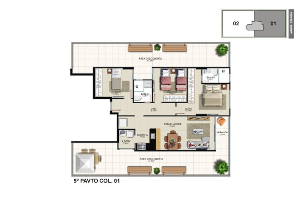Imagem Imóvel com 2 Quartos à Venda, 63 m² em Praia Do Morro - Guarapari Imagem Imóvel com 2 Quartos à Venda, 63 m² em Praia Do Morro - Guarapari