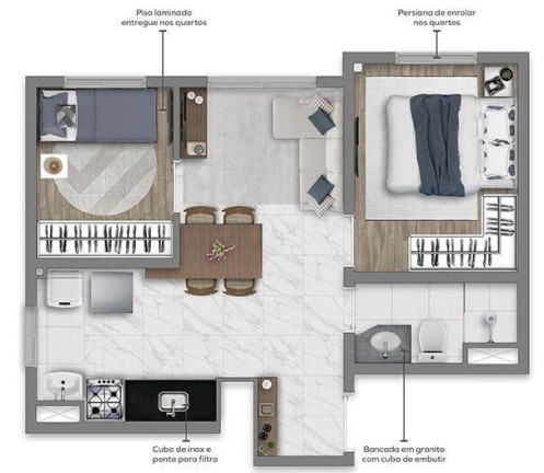 Imagem Apartamento com 2 Quartos à Venda, 33 m² em Santa Cecília - São Paulo Imagem Apartamento com 2 Quartos à Venda, 33 m² em Santa Cecília - São Paulo
