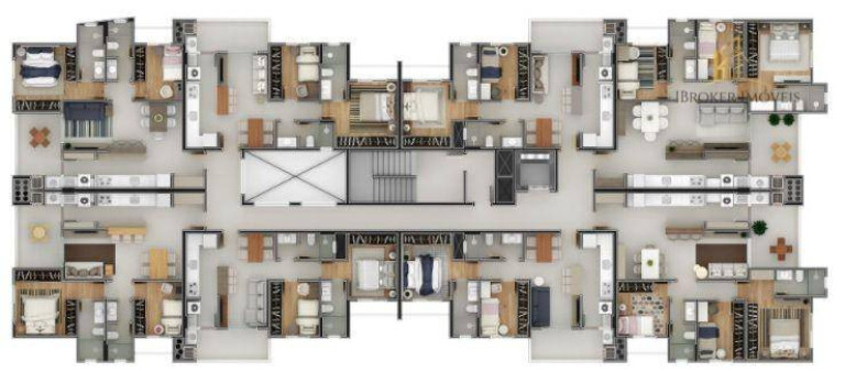 Imagem Apartamento com 2 Quartos à Venda, 63 m² em água Verde - Curitiba Imagem Apartamento com 2 Quartos à Venda, 63 m² em água Verde - Curitiba