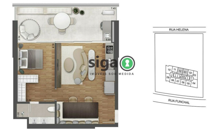 Imagem Apartamento com 1 Quarto à Venda, 68 m² em Vila Olímpia - São Paulo Imagem Apartamento com 1 Quarto à Venda, 68 m² em Vila Olímpia - São Paulo