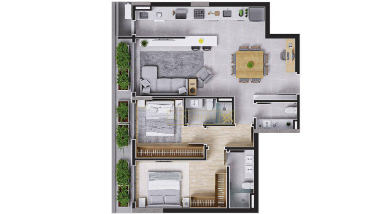 Imagem Apartamento com 2 Quartos à Venda, 121 m² em Centro - Florianópolis