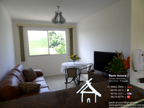 Apartamento com 1 Quarto à Venda, 46 m² em Acupe De Brotas - Salvador