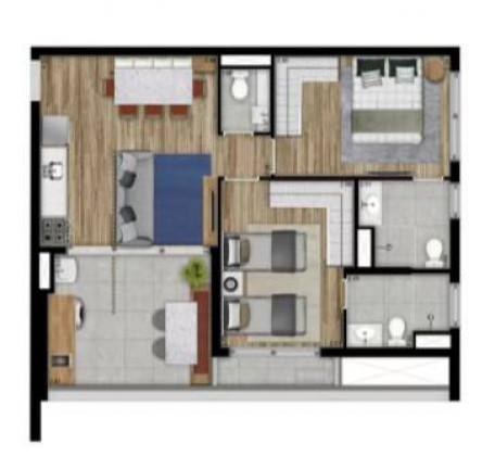 Imagem Apartamento com 2 Quartos à Venda, 59 m² em Vila Mariana - São Paulo