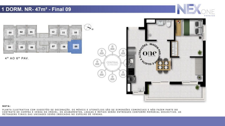 Imagem Apartamento com 1 Quarto à Venda, 47 m² em Vila Mariana - São Paulo