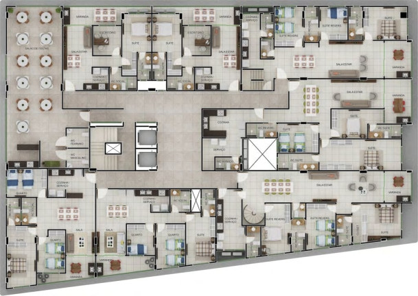 Imagem Apartamento com 1 Quarto à Venda, 63 m² em Jardim Oceania - João Pessoa