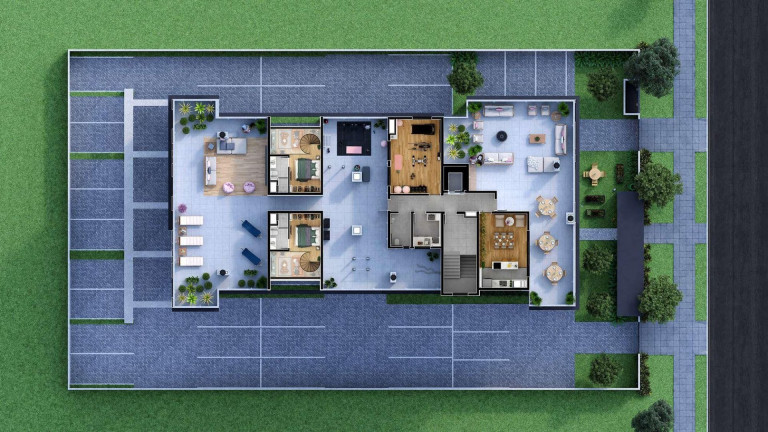 Imagem Apartamento com 2 Quartos à Venda, 56 m² em água Verde - Curitiba
