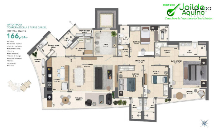 Imagem Apartamento com 3 Quartos à Venda, 141 m² em Fátima - Fortaleza Imagem Apartamento com 3 Quartos à Venda, 141 m² em Fátima - Fortaleza