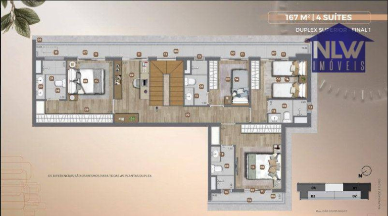 Imóvel com 4 Quartos à Venda, 167 m² em Brooklin - São Paulo