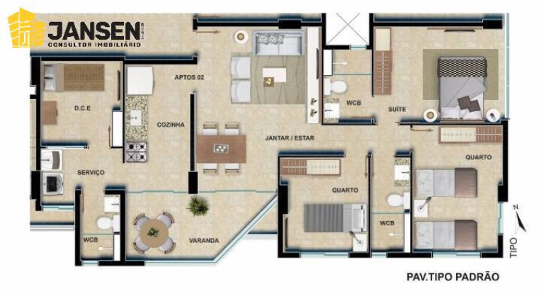 Imagem Apartamento com 3 Quartos à Venda, 91 m² em Jardim Oceania - João Pessoa Imagem Apartamento com 3 Quartos à Venda, 91 m² em Jardim Oceania - João Pessoa