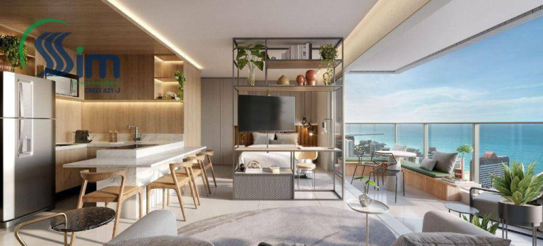Imagem Apartamento com 1 Quarto à Venda, 39 m² em Meireles - Fortaleza