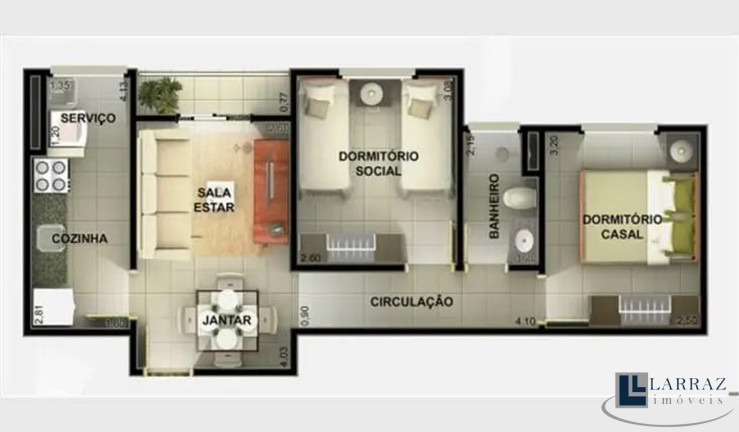 Imagem Imóvel com 2 Quartos à Venda, 47 m² em Ipiranga - Ribeirão Preto Imagem Imóvel com 2 Quartos à Venda, 47 m² em Ipiranga - Ribeirão Preto